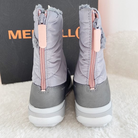 Merrell, Women's Snowcreek Sport Mid Zip Polar Waterproof, Charcoal, Size 8.5 M - Picture 5 of 8